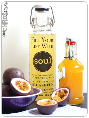 Passionsfrucht Maracuja Orangen Sirup