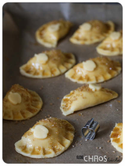 Handpies mit Apfelfüllung Apple Handpie Apfeltaschen