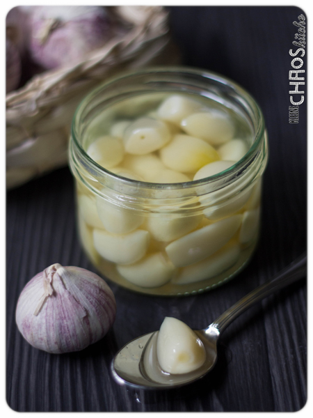 Konfierter Knoblauch / Knoblauchkonfit / Confit Knoblauch